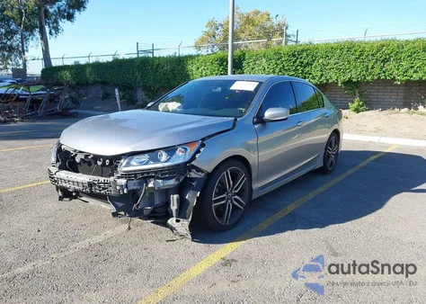 2016 Honda Accord Sport from USA, damaged, VIN 1HGCR2F55GA145560